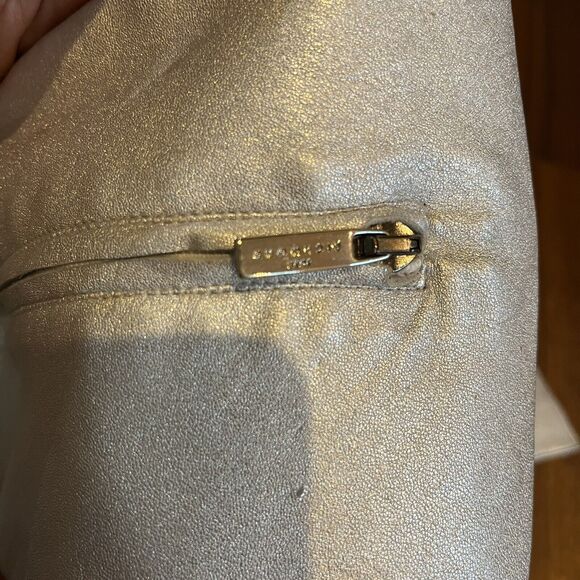 John Richmond Over The Knee Silver Leather Boots Size 38 EU / 7.5 US - Picture 8 of 10